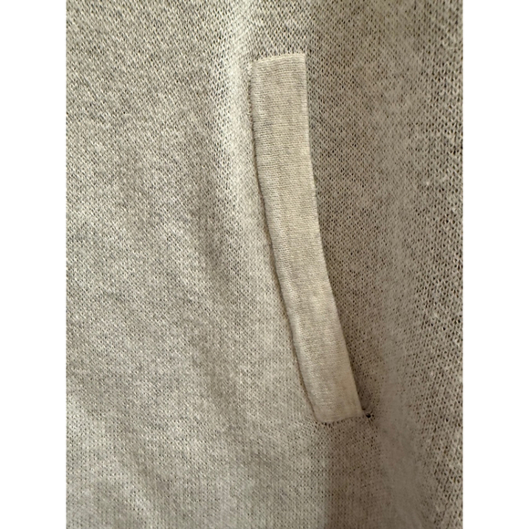 Women's Cynthia Rowley Quarter Zip Fair Isle Sweater Tunic Size Small Gray Black - Picture 5 of 10